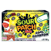 Maynards Sour Patch Kids Holiday Coal Candy Box Black